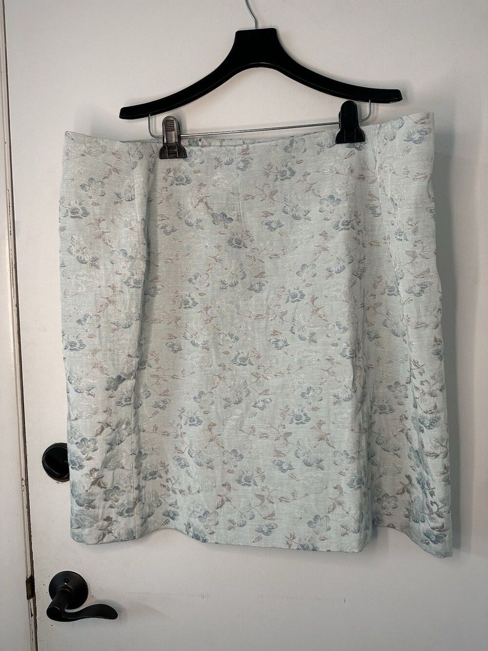 VINTAGE Jaclyn Smith Skirt Blue Floral Business Women's Size 26W